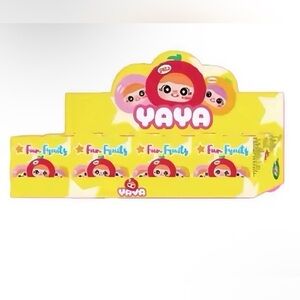 NEW SEALED - Full Case of 8 Yaya Fun Fruits Plush Pendants Fruit Scented